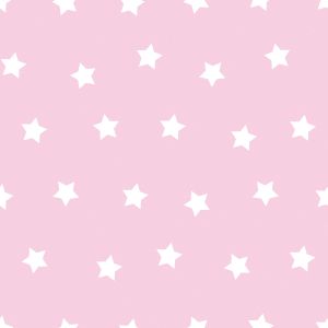 Bezug für das Komfort | reine Baumwolle | 141 Big Stars rosa