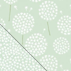 Bezug für das Original Theraline | reine Baumwolle | 163 Pusteblume zartgrün