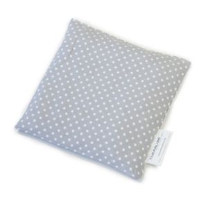 Kirschkernkissen groß | 23x26cm | 33 Punkte grau