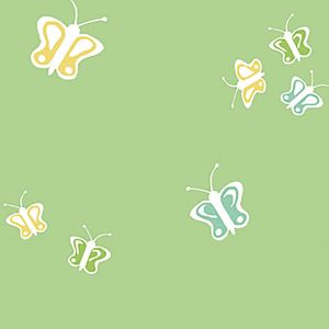 Bezug für das Original Theraline | reine Baumwolle | 30a Schmetterling grün