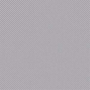 Bezug für Nackenkissen | Reine Baumwolle | 33 Punkte grau