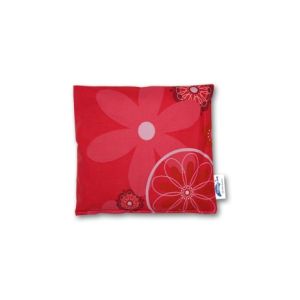 Kirschkernkissen klein | 19x19 cm | 88 Retroblume rot