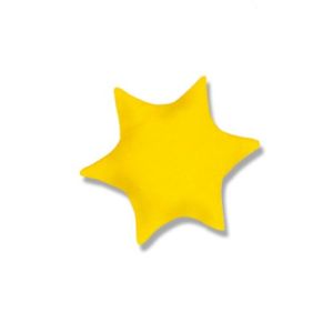 Kirschkernkissen Stern | 19x19 cm | 21 Uni Sonnengelb