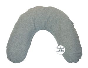 Schlaf- & Nackenkissen inkl. Bezug | Bamboo Collection | 170 Melange mittelgrau