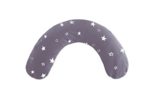 Frühchenkissen | Reine Baumwolle | 106 Sternenhimmel grau