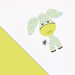 Bezug für das Original Theraline | reine Baumwolle | 70 Esel akazia gelb