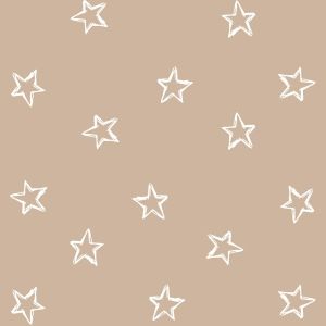 Bezug für das Wynnie | reine Baumwolle | 112 Sterne cappuccino