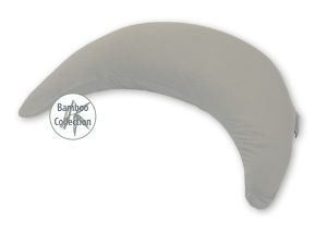 Der Bambusmond Kuschel- und Stillkissen | 146 Lehmgrau