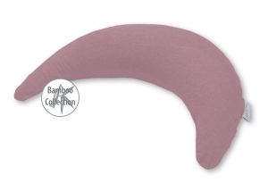 Der Bambusmond Kuschel- und Stillkissen | 155 Melange rosenholz