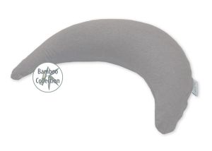 Der Bambusmond Kuschel- und Stillkissen | 170 Melange mittelgrau