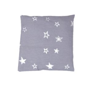 Kirschkernkissen klein | 19x19 cm | 106 Sternenhimmel grau