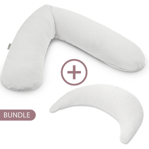 Bundle: Original Theraline + Musselinmond | Musselin | 204 Lichtgrau