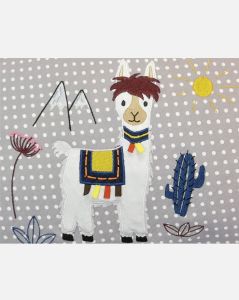 Bezug für das Original Theraline | reine Baumwolle | 143 Lama Knistertier