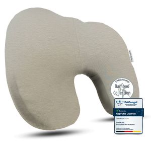 Orthopädisches Sitzkissen | Steißbeinkissen | Bamboo Collection | 146 Lehmgrau