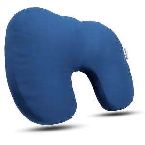 Orthopädisches Sitzkissen | Steißbeinkissen | Bezug 100% Baumwolle | 12 Blau