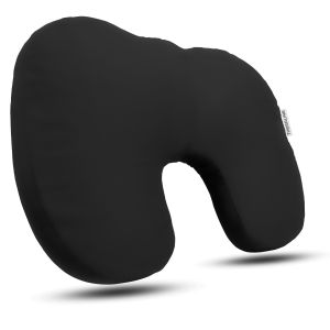 Orthopädisches Sitzkissen | Steißbeinkissen | Bezug 100% Baumwolle | 11 Schwarz