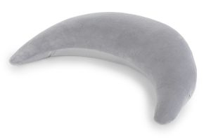 Der Plüschmond Kuschel- und Stillkissen | 72 Silbergrau