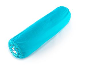 Soul Pillow Rolle klein inkl. Bezug Dessin 130 "Uni petrol" 