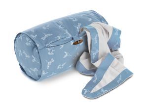 Stillrolle PLUS inkl. Stilltuch | 150 Kolibris/kieselgrau