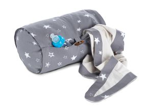 Stillrolle PLUS inkl. Stilltuch | 151 Sternenhimmel grau/kieselgrau