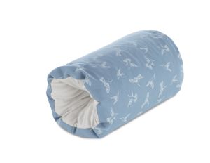 Stillrolle | reine Baumwolle | 150 Kolibris/kieselgrau