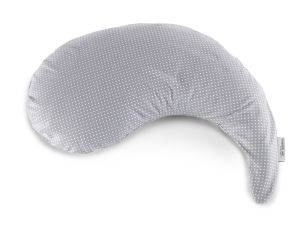 Das Yinnie Stillkissen | reine Baumwolle | 33 Punkte grau